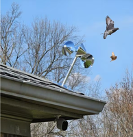 Répulsif à Oiseaux Éolien OEM, Dispositif Réfléchissant Anti-Oiseaux pour Toits, Jardins et Fermes (Vente en Gros)