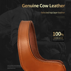 Großhandel Maßgefertigtes Bestverkauftes Haustier Leder Hundegeschirr Kleiner Hund Halsbänder Leinen - Product Image 3