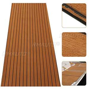 Boat Flooring Self Adhesive EVA Boat Yacht Marine Flooring Faux Teak Decking Sheet Pad Foam Floor <b>Mat</b> 2400x900x5mm - Product Image 2