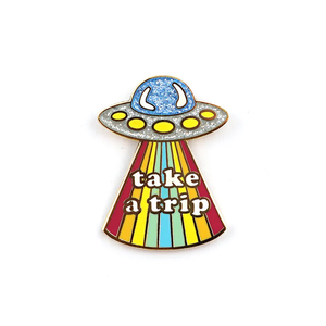 Negozio di giochi regali merce Souvenir personalizzato per gli amanti della <span class=keywords><strong>fantascienza</strong></span> e del cinema alieno astronave distintivo in metallo spilla spilla - Product Image 2