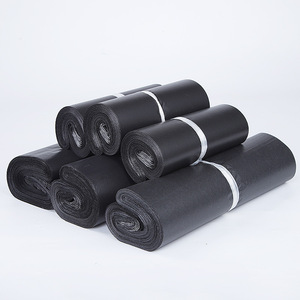 Black Express Delivery <b>Bags</b> 100pcs Self Sealing Recycled Material Courier <b>Bag</b> Shenzhen Origin - Product Image 1