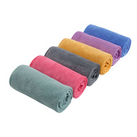 400gsm 35x75cm 40x60cm et 60x90cm 70x740 cm Serviette en microfibre non épilatoire et non décolorante Serviette de nettoyage pour cheveux
