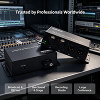 PINWEI Hi-Fi XLR Fiber Üzerinden Ses Aktarımı 1-2 Kanal Gerçek 24bit 192kHz Yüksek Çözünürlüklü Ses XLR Ses Fiber Optik Dönüştürücü 20KM