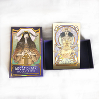 Jeu de cartes de tarot moderne personnalisé, jeux de société en anglais pour cadeau de famille, fête, jeu de cartes