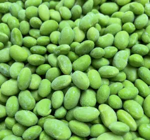 Soja orgánica natural de primera calidad IQF Edamame pelado congelado sin cáscara en los granos de vaina Soja sin cáscara Almacenamiento en frío a granel