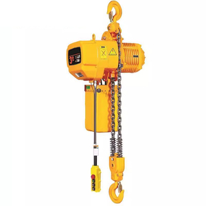 1ton 2ton 3ton 5ton Altura de elevación 3M 6m HHBB Tipo de carro manual Polipasto de cadena eléctrico - Product Image 3