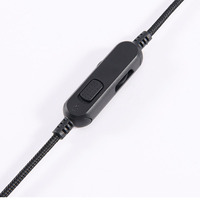 Cable de auriculares para videojuegos de 200cm, cable de audio a rayas con micrófono para hiper X Cloud Alpha