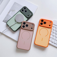 Coque de téléphone magnétique antichoc avec cadre de dissipation thermique et intérieur en microfibre pour iPhone 17 Pro Max 17 16 15 14 13 12 11