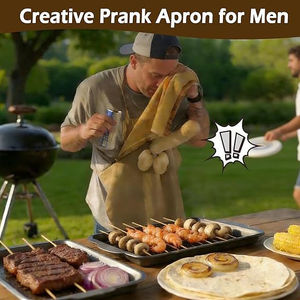 Delantal de Broma para Chefs, Divertido Juguete con Forma de Pene, Regalo Novedoso para Hombres, Delantal de Cocina para Barbacoa, para Fiestas y Despedidas de Soltero - Product Image 3