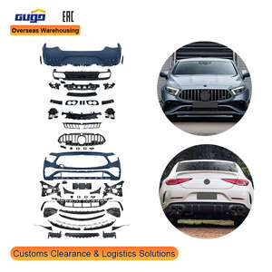 Kit carrosserie complet GUGO W257 AMG CLS53 Style, pare-chocs avant et arrière, calandre, kit de conversion pour <span class=keywords><strong>Mercedes</strong></span>-Benz CLS-Class W257 2018-<span class=keywords><strong>2023</strong></span> - Product Image 1