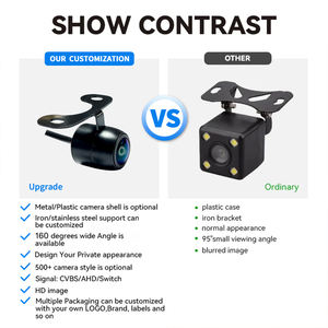 AHD 720P étanche IP68 12V universel caméra de recul de voiture 160 grand Angle oeil de poisson Mini caméra de voiture caméra de recul de voiture - Product Image 2