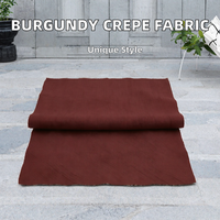 Tissu en Chiffon Personnalisé de Haute Qualité Exclusif Bourgogne, Matière Légère 75D Résistante à l'Abrasion, Vente en Gros Usine, Tissé