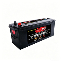 Batterie de voiture et bateau au plomb-acide scellée haute performance TOKUSHIMA NS120 115E41 SMF 120Ah 12V, démarrage puissant, certifiée CE/RoHS, garantie 2 ans