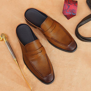 Bottes classiques pour hommes de haute qualité, design personnalisé, en cuir véritable, confortables, antidérapantes, chaussures décontractées pour l'automne - Product Image 1