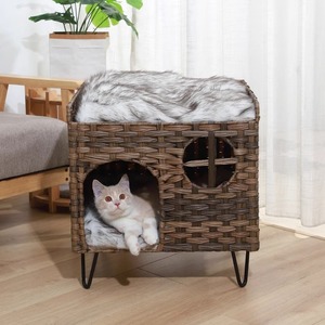 Cat Nook Woven Four Seasons Universal Cat Litter Box <b>Swing</b> Chair Summer <b>Hammock</b> Semi-Enclosed Pet Nest Cat Cage Villa Dog Nest - Product Image 1