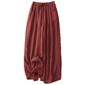 Nuovi <span class=keywords><strong>Pantaloni</strong></span> Larghi Estivi 2026 in Cotone e <span class=keywords><strong>Lino</strong></span> a Doppio Strato, Stile Francese Chic, Vita Alta con Coulisse, Taglie Forti - Product Image 5