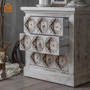 Cổ Cổ Điển Tái chế Bằng Gỗ Khắc Cửa Bên Hội Đồng Quản Trị Retro <span class=keywords><strong>Accent</strong></span> Tủ Lưu Trữ Tủ Ngăn Kéo Phòng Khách Tủ - Product Image 3