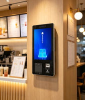 Terminal de Pago Todo en Uno con Impresora de Recibos y Escáner de Códigos de Barras, Sistema POS con Windows 10 para Tiendas Minoristas/Supermercados