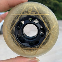 Ruedongle 72 76 80MM Roue de frein en PU résistante à l'usure pour patins à roues alignées de drift, roulement ABEC7, rebond élevé 85A