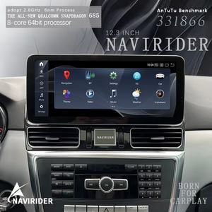 Pantalla Android Snapdragon 685 de 12.3 Pulgadas para Mercedes Benz ML GL GLE GLS W166 2012-2018, Reproductor de Video para Auto, Radio, GPS, Carplay, Navegación - Product Image 2