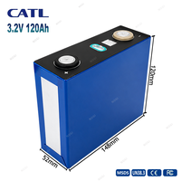 CATL 3.2V 120Ah LFP Pil Hücresi 3C Sürekli 5C Tepe Deşarjlı Yüksek Güçlü LiFePO4 Hücre ESS UPS Güneş Enerjisi Sistemi için