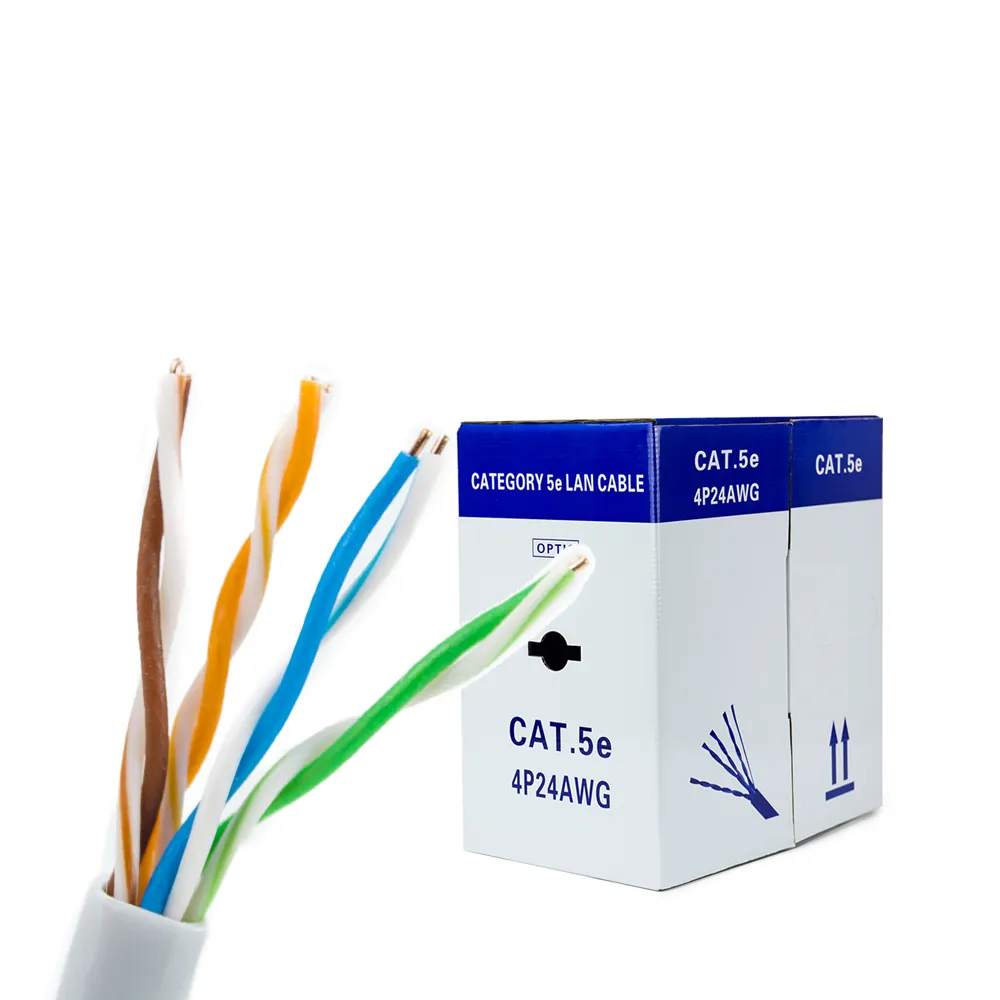 Actory-cable UTP FTP SFTP Cat 5e 5 6a 6 7 para interiores y exteriores, cable C2626 AWG CAT5e FTP de por metro