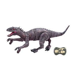 Jouets de dinosaures télécommandés 2023 HOT, dinosaures électriques marcheurs pour enfants, simulation de dinosaure jurassique RC, <span class=keywords><strong>velociraptor</strong></span>, lumière LED, rugissement, pulvérisation de brouillard - Product Image 3