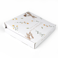 Boîte en carton ondulé personnalisée avec logo, motif dessin animé mignon, pour expédition et cadeaux, taille sur mesure, design Misty Mellow imprimé
