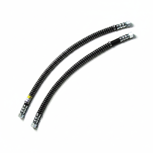 Manguera de Freno Delantera de Acero en Estado Nuevo con Resorte y Tubos Dobles para FORD Cargo 1983-2000 OEM 9C462B544AA - Product Image 2