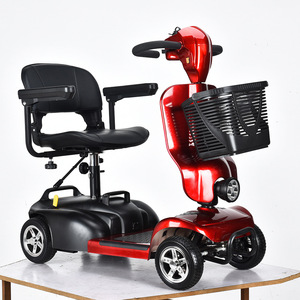Scooter Eléctrico Aichikang X-02D 12V con Autonomía de 15 km, Rojo, de Cuatro Ruedas, para Uso de Personas Mayores - Product Image 3