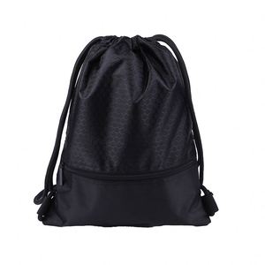 Sac à cordon en polyester personnalisé avec logo imprimé, lavable, résistant à la décoloration, idéal pour les festivals - Product Image 3