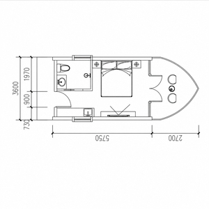 <span class=keywords><strong>Casa</strong></span> Moderna de 21m² con Sistema Solar para Vida Fuera de la Red, Glamping y Turismo Ecológico - Product Image 3