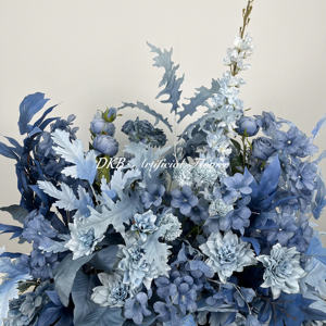 Factory quick delivery wedding runner aisle high quality blue silk mirror aisle runner wedding - Product Image 4