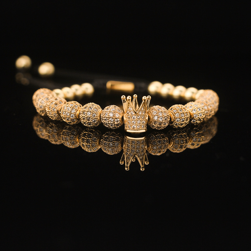 Gold white zircon