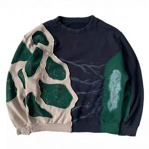 Sudadera con capucha de diseñador para hombre con bordado personalizado Y2K Streetwear Patrón de letras Sudadera de cuello redondo de invierno - Product Image 2