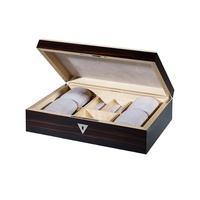 Boîte à chocolat en MDF laqué faite à la main sur mesure avec logo personnalisé et incrustation en placage de bois pour l'emballage des dattes du Ramadan et de l'Aïd al-Adha