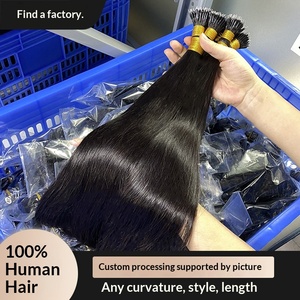 Extensions de cheveux pré-collées à la main, 36 pouces, 1b, mèches de cheveux, anneaux nano, Europe, États-<span class=keywords><strong>Unis</strong></span>, transfrontalier - Product Image 2