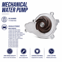 Bomba de Agua Mecánica para Motor BMW OE 11518631692 para 1 2 3 4, Reemplazo Directo, Repuesto Profesional de Posventa