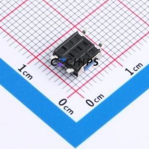 TS-1158B-C-A-BL Tactile Switch SMD,6.2x6.2mm Switch Single Pole Single Throw Round Button 2.6N Vertical Mount - Product Image 2