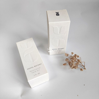 Impression personnalisée typographie Beige Kraft Botany Face OilTuck Paper Box Boîte d'emballage cosmétique Boîte cadeau pour les soins de la peau avec gaufrage