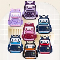 Mochilas escolares de 16 pulgadas para niños, mochilas impermeables con dibujos animados para niños, mochila de hombro para estudiantes de escuela primaria de alta calidad, mochila para niñas y niños