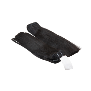 Bone Straight Human <b>Hair</b> <b>Extensions</b> Vietnamese <b>Hair</b> Supplier Black Natural Color Natural Straight Bundle 12 Inches - Product Image 1