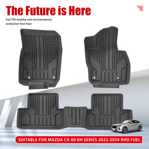 Tapetes de Coche 3D de TPE Antideslizantes al por Mayor, Alfombrillas Impermeables de Fácil Limpieza para <span class=keywords><strong>Mazda</strong></span> CX-60 Serie KH 2022-2024 RHD de Combustible - Product Image 2