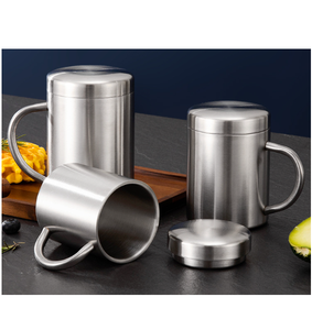 DFM02 210ML 260ml 280ml 350ml 400ml Tazas de Acero Inoxidable con Aislamiento Térmico de Varios Tamaños con Tapa - Product Image 3