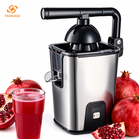 Presse-agrumes électrique en acier inoxydable SHANGKAI, nouvelle arrivée, batterie 18650, presse-agrumes portable pour jus d'orange
