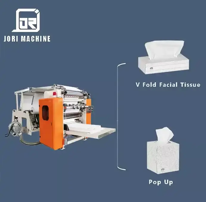 4 लाइन्स वी फोल्ड फेशियल नैपकिन टिशू उत्पादन लाइन छोटे पैमाने पर नैपकिन टिशू पेपर बनाने की मशीन स्वचालित फोल्डिंग मशीन