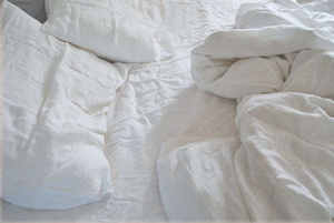 Single Double King-Size 100% 14*14 50*54 Sábana plana de <span class=keywords><strong>lino</strong></span> puro lavado <span class=keywords><strong>blanco</strong></span> para uso en hoteles y hospitales <span class=keywords><strong>Comprar</strong></span> en línea" - Product Image 3