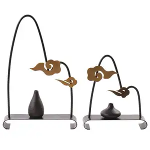 Zen kabak Metal süsler yaratıcı hediye koridor ev süsler seramik vazo masa üstü dekorasyon