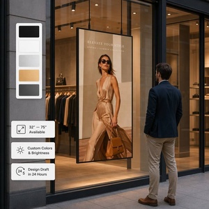 32 43 49 55 65 75 Inch Ultra-thin High Brightness Lcd Advertising <b>Display</b> 700-4000 Nits Shop Window for Shops - Product Image 6