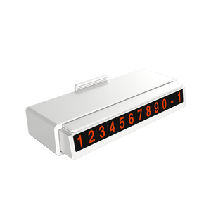 Auto di Parcheggio Numero di Telefono Piastra Piastra della Scheda di Auto Numero di Telefono con Magnetico Numeri - Product Image 3